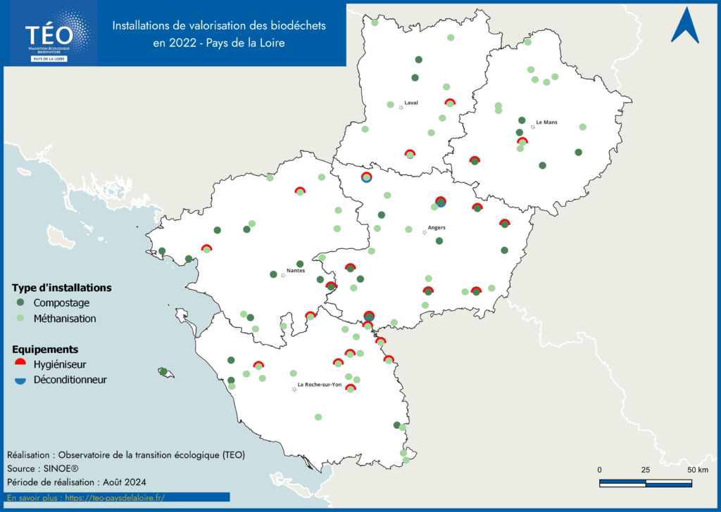 Installations de valorisation des biodéchets en Pays de la Loire
