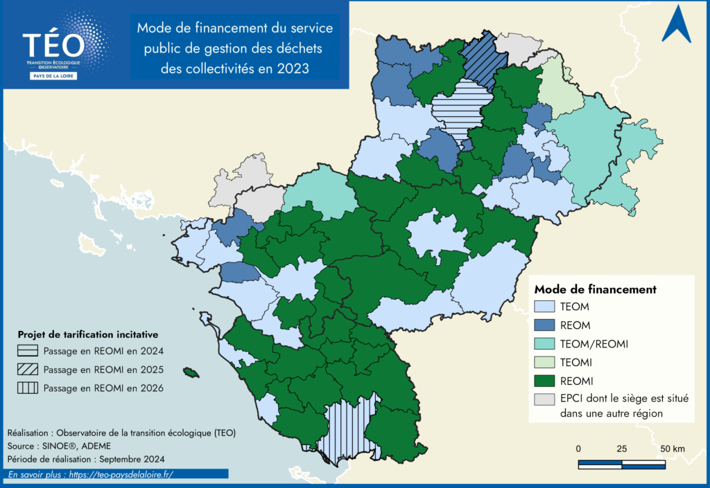 Mode de financement du Service Public de Gestion des Déchets TEO Pays de la Loire 2023
